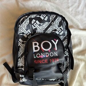 BOY London Black and White Backpack